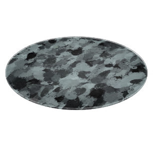 Schwarz-Smokey-Pastel Blau 3216 Schneidebrett