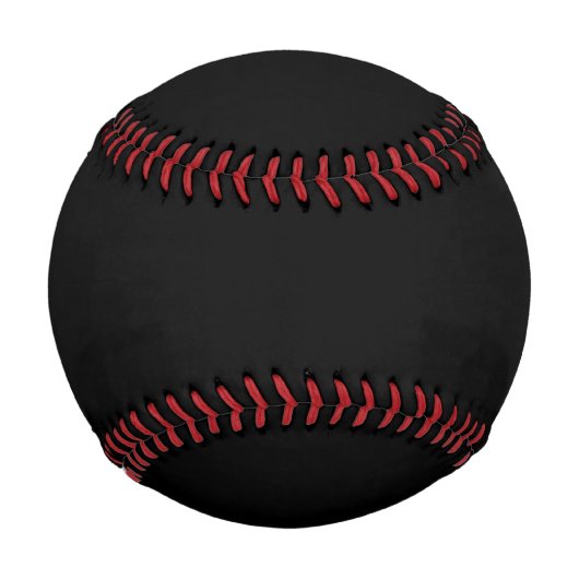 Schwarz-Solid-Color-Baseball Baseball (Vorderseite)