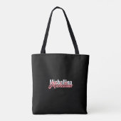Schwarz - Solid Jet Black mit anpassbarem Text - Tasche (Rückseite)