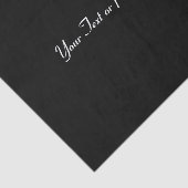 Schwarz - Solid - Kein Muster Seidenpapier (Ausschnitt)