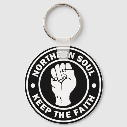 Schwarz-Soul-Logo Schlüsselanhänger (Vorderseite)