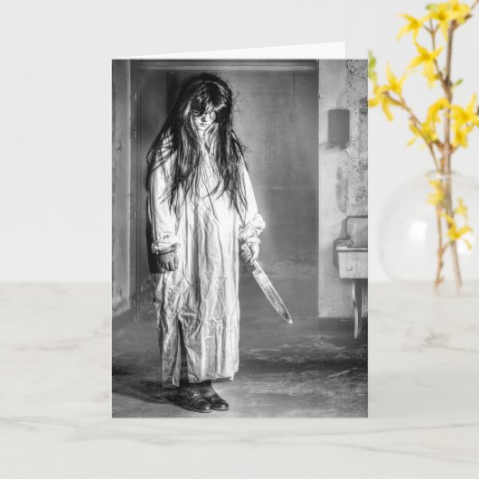 Schwarz-Spaß-Karte Karte (Gelbe Blume)