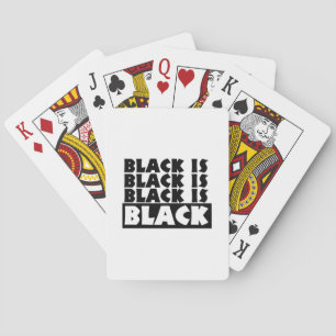 Schwarz Spielkarten