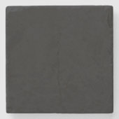Schwarz Steinuntersetzer (Vorderseite)