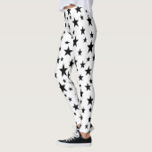 Schwarz-Sterne Leggings (Links)