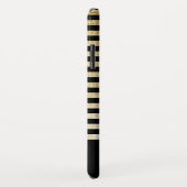 Schwarz - Streifen Case-Mate iPhone Hülle (Hinten/Rechts)