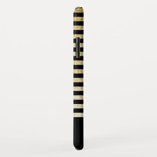 Schwarz - Streifen Case-Mate iPhone Hülle (Hinten/Rechts)