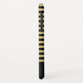 Schwarz - Streifen Case-Mate iPhone Hülle (Hinten/Links)