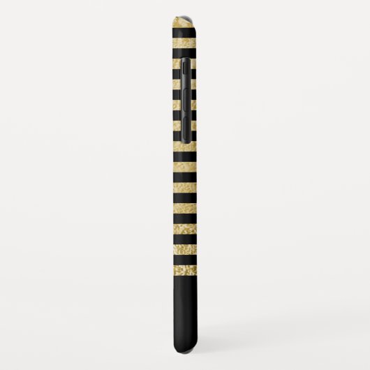 Schwarz - Streifen Case-Mate iPhone Hülle (Hinten/Links)