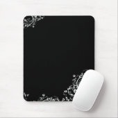 Schwarz-Strudel Mousepad (Mit Mouse)
