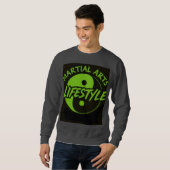 SCHWARZ SWEATSHIRT (Vorne ganz)