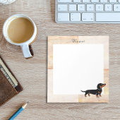 Schwarz-Tan-Dackel Notizblock