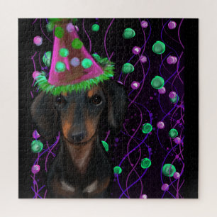 Schwarz & Tan Doxie Puzzle
