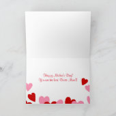 Schwarz-Tan-glatte Dackel Karte (Innenseite)