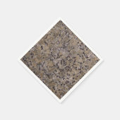 Schwarz-Tan-Granit Serviette (Ecke)