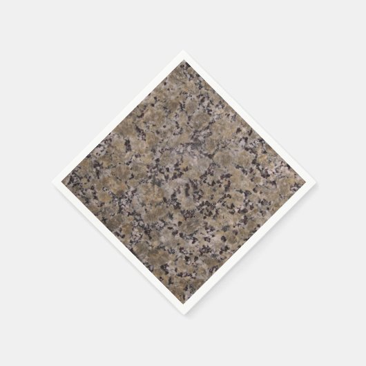 Schwarz-Tan-Granit Serviette (Ecke)