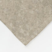 Schwarz-Tan-Hund mit benutzerdefiniertem Text Fleecedecke (Ecke)