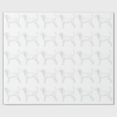 Schwarz-Tan-Konfond für Farbgestaltung bereit Geschenkpapier (Flach)