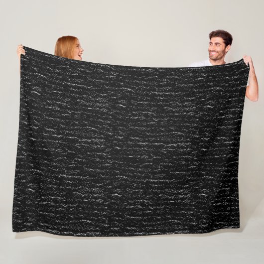 Schwarz-Textur Fleecedecke (Beispiel)