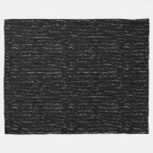 Schwarz-Textur Fleecedecke (Vorderseite (Horizontal))