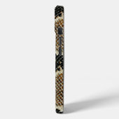 Schwarz-Tier-Printschlange Case-Mate iPhone Hülle (Rückseite / Links)