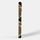 Schwarz-Tier-Printschlange Case-Mate iPhone Hülle (Rückseite / Rechts)