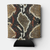 Schwarz-Tier-Printschlange Dosenkühler (Rückseite)