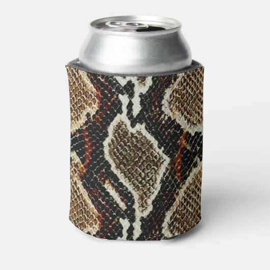 Schwarz-Tier-Printschlange Dosenkühler (Kanne Rückseite)