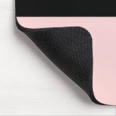 Schwarz-u. Rosa-Entwurf 5 Mousepad (Ecke)