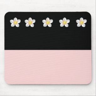 Schwarz-u. Rosa-Entwurf 5 Mousepad
