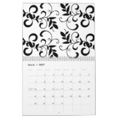 Schwarz u. Weiß 2009 Kalender (Mär 2027)