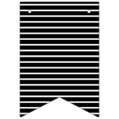 Schwarz u. Weiß danke Flaggen-Stütze für Bilder Wimpelkette (Dritte Fahne)