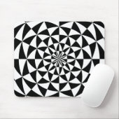 Schwarz u. Weiß - Mousepad Entwurf (Mit Mouse)