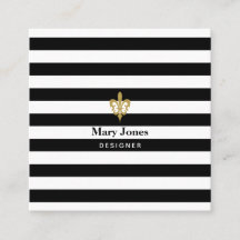 Schwarz u. Weiß Stripes Lilie