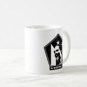 SCHWARZ- U. WEISS-TASSE EL-MAESTRO-%PIPE% KAFFEETASSE (VorderseiteRechts)