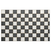 Schwarz und antikes Weiß kariert (groß) Stoff (Fat Quarter (45,7 x 55,9 cm))