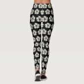 Schwarz und Beige Leggings (Rückseite)