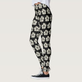 Schwarz und Beige Leggings (Links)