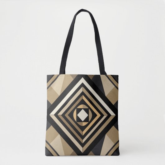 Schwarz und Beige Tasche (Vorderseite)
