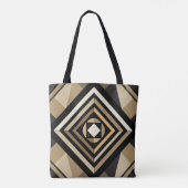 Schwarz und Beige Tasche (Rückseite)