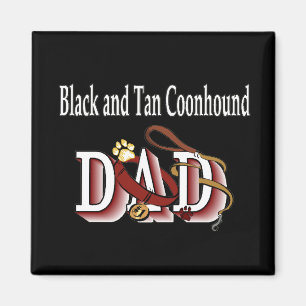 Schwarz und Bein Papa Magnet