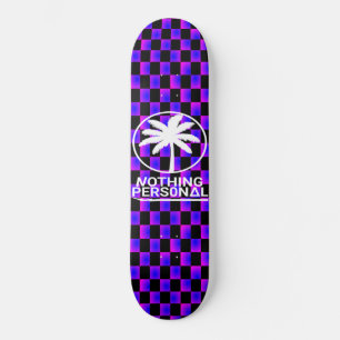 Schwarz und Blau geprüft Skateboard