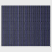 Schwarz und Blau Geschenkpapier (Flach)
