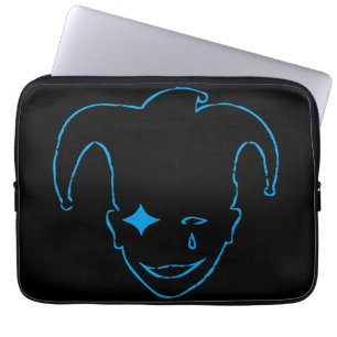 Schwarz und Blau MTJ Laptopschutzhülle