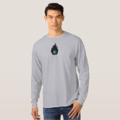Schwarz und Blau T-Shirt (Vorne ganz)