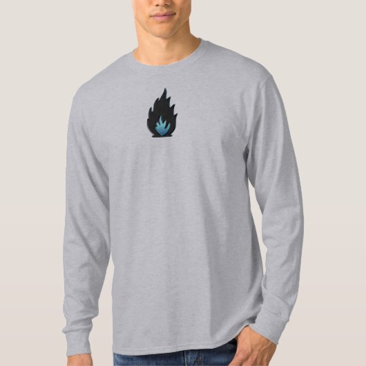 Schwarz und Blau T-Shirt (Vorderseite)