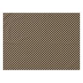 Schwarz und Camel Brown kariert Tischdecke (Vorderseite (Horizontal))
