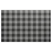 Schwarz und Dunkelgrau Buffalo Kariert große Karo Stoff (Fat Quarter (45,7 x 55,9 cm))