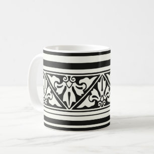 Schwarz und Elfenbeingotik: Wiederbelebung des Lea Kaffeetasse