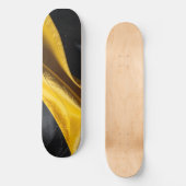 schwarz und gelb skateboard (Vorderseite)